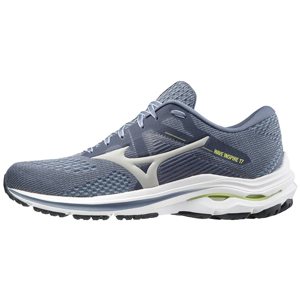 Panske Bezecke Topanky Mizuno Wave Inspire 17 Siva Vypredaj DHIZ69402